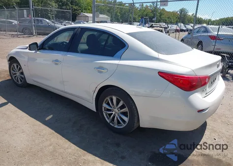 2015 Infiniti Q50 z USA, uszkodzony, nr VIN JN1BV7AR0FM404338
